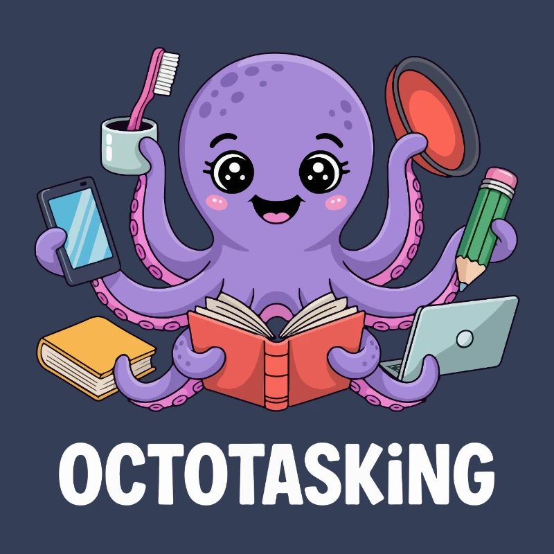 Octotasking Creature in Multitask Mode