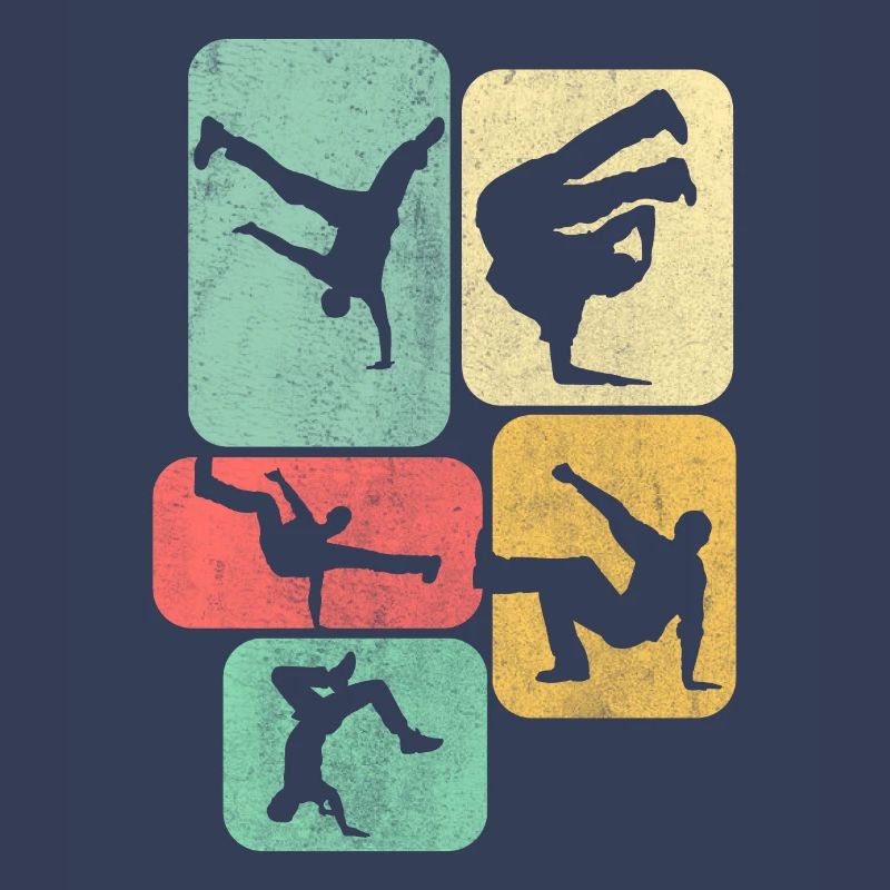 Retro Breakdance Breakdancer Dancing