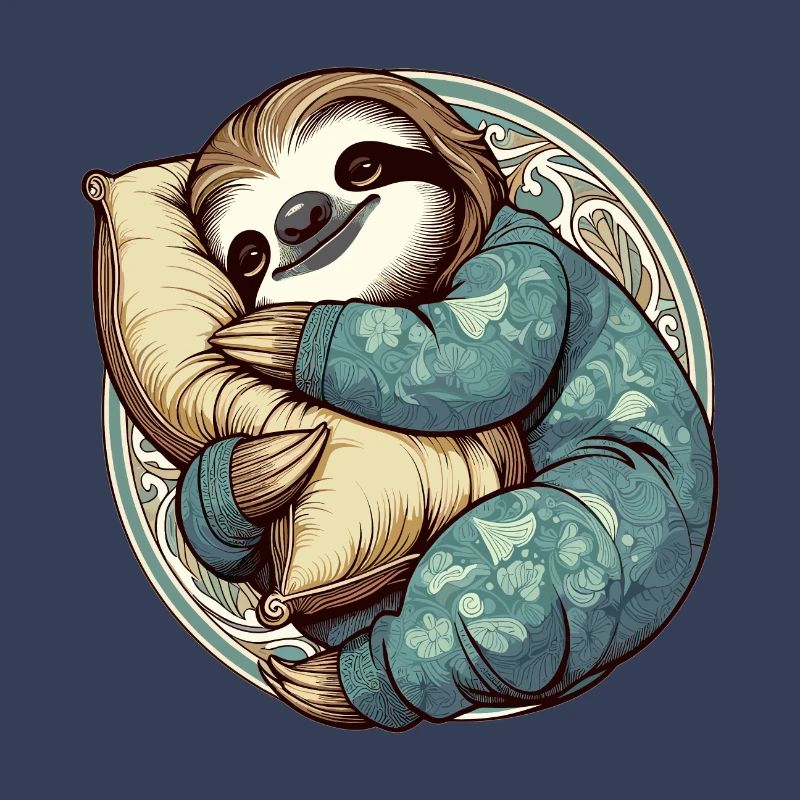 Sloth Sleeping Passion Gift