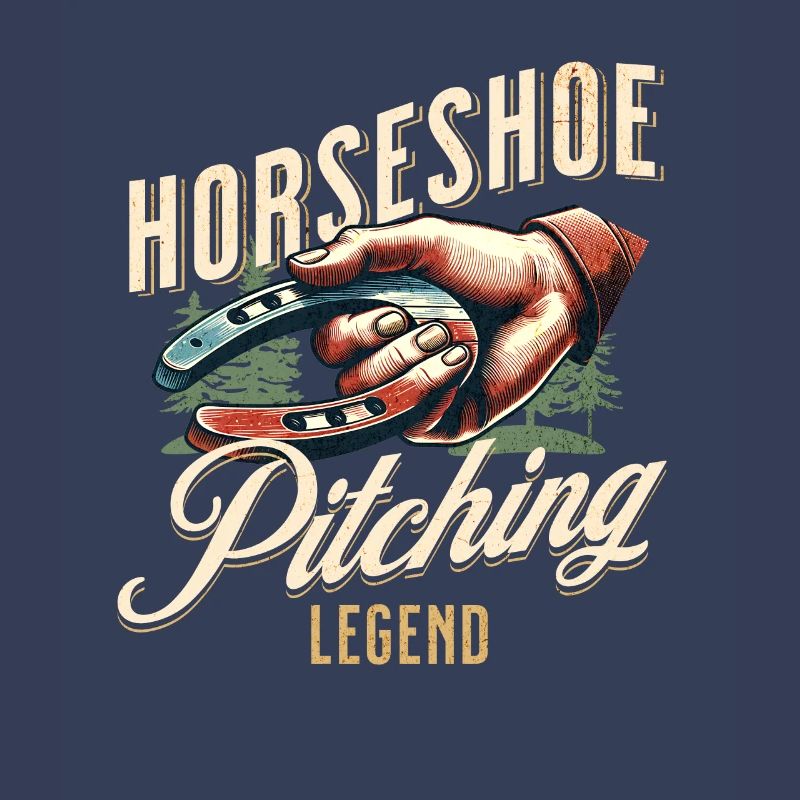 Horseshoe Throwing Horseshoe Pitching