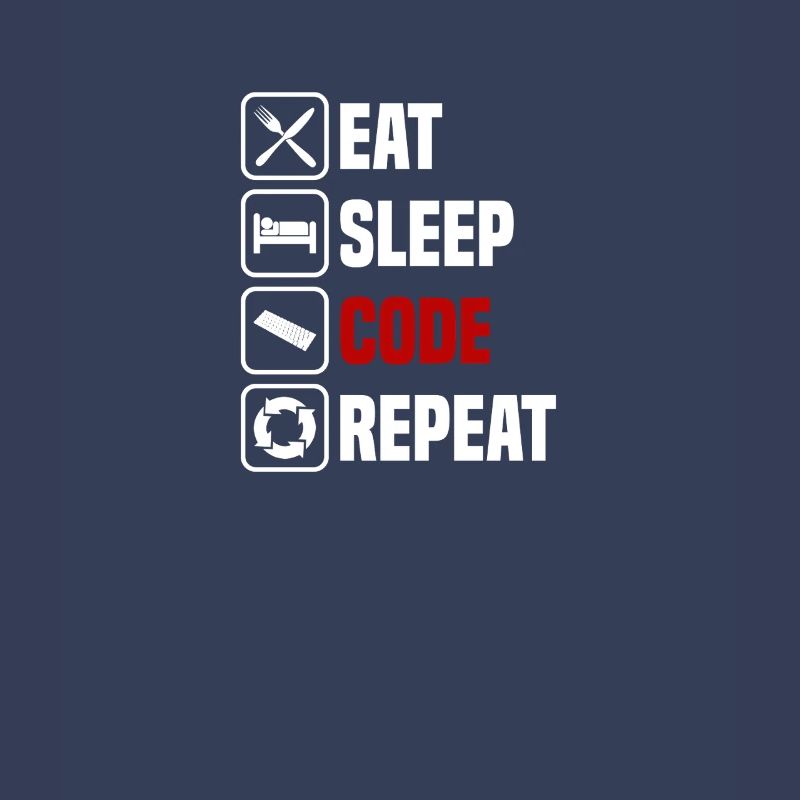 Manger, dormir, programmer, répéter