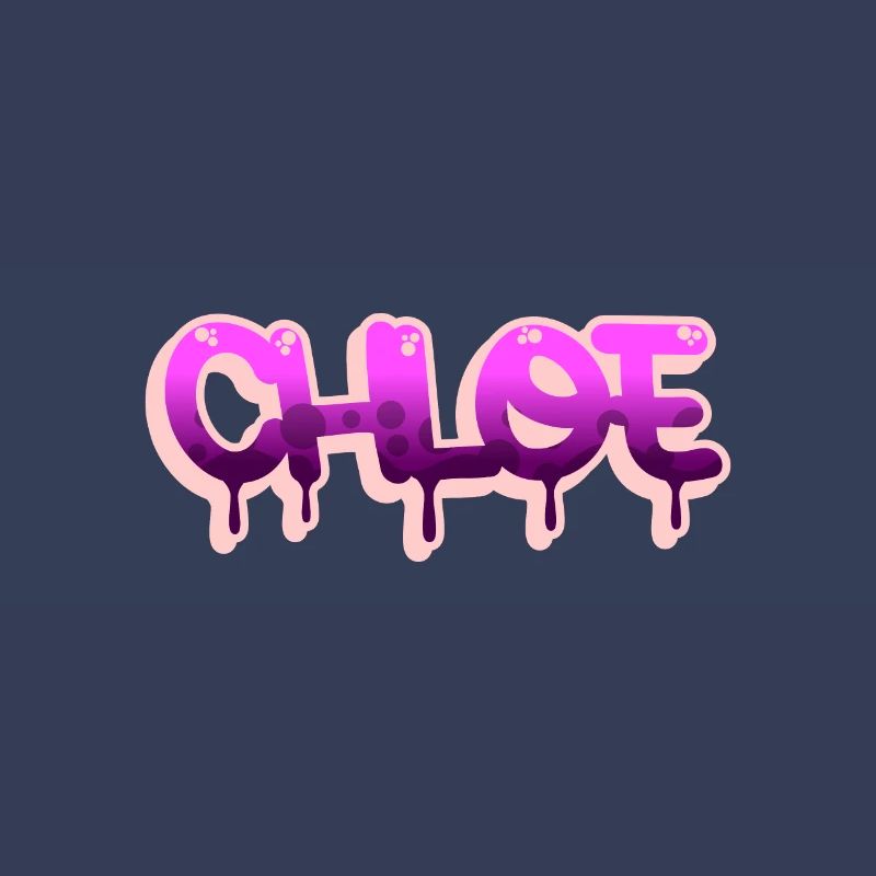 Graffiti-Name Chloe