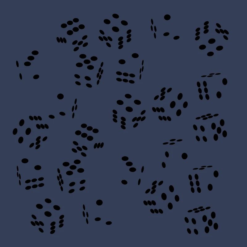 Dice - Optical Illusion - Game Night - Random