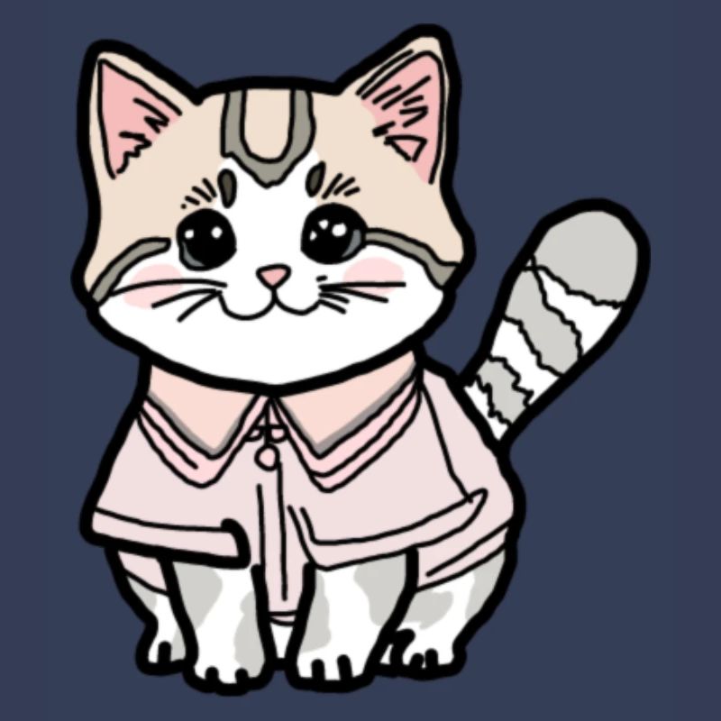 Katze mit Pulli