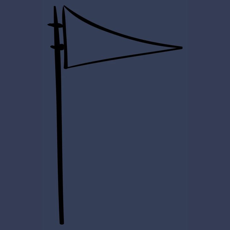 Flags Drawing: Simple Vector Illustrations