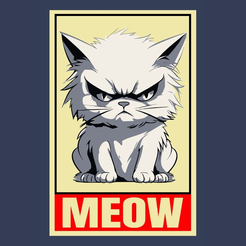 Cat Meow Grumpy Grumpy Grumpy Funny