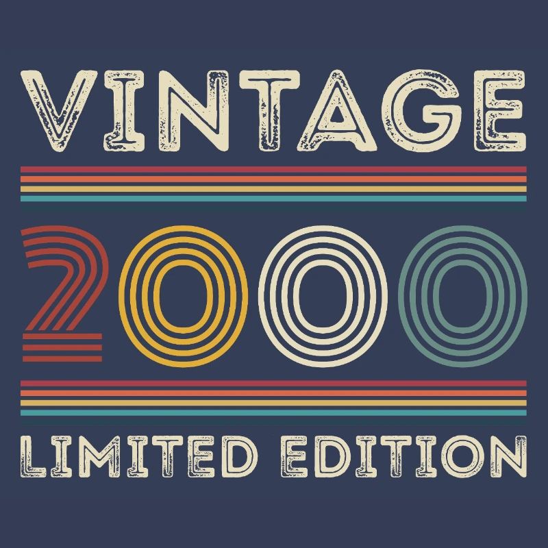 2000 Geburtstag 2000 Retro 2000 Geschenk 2000
