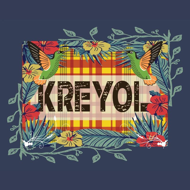 Schöne Geschenkidee KREYOL ODER KREOLISCHE Madras
