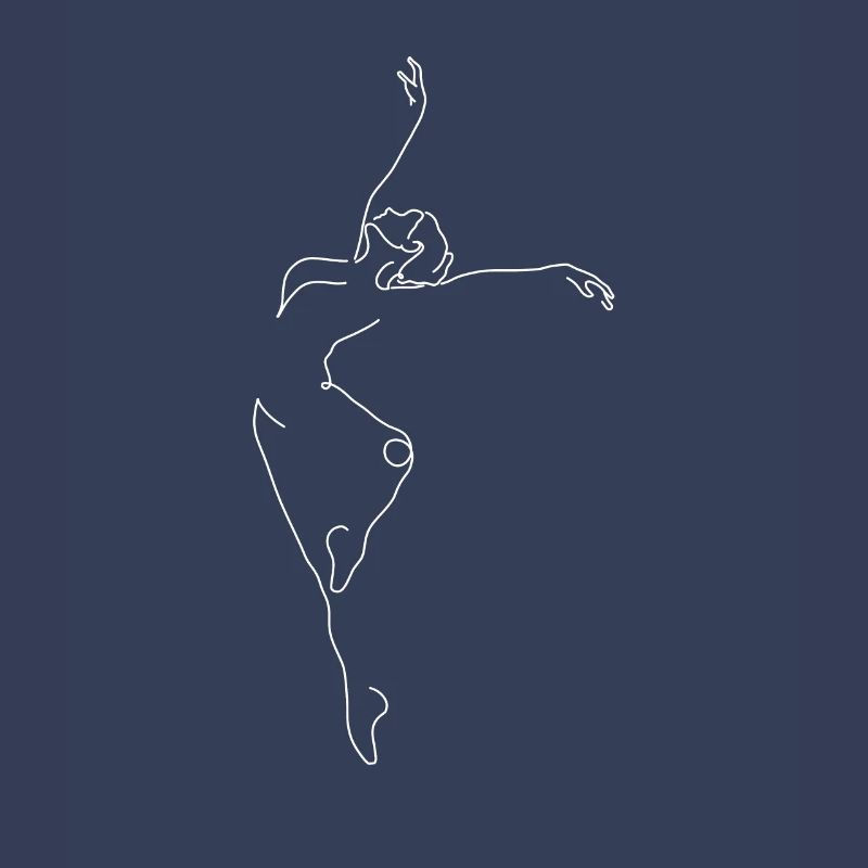 Dancer dancing dancing lineart