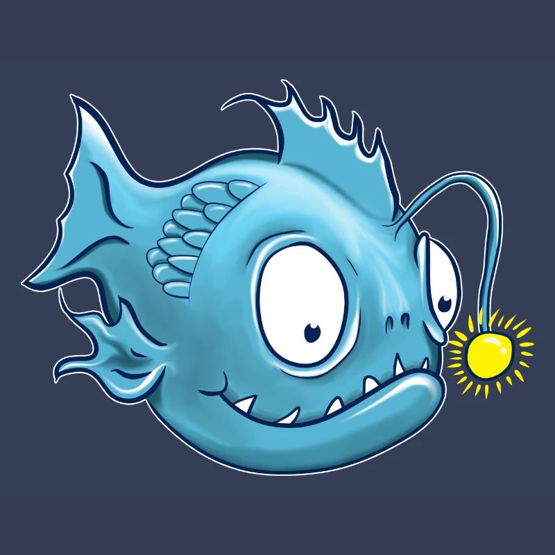 Laternenfisch oder auch Anglerfisch