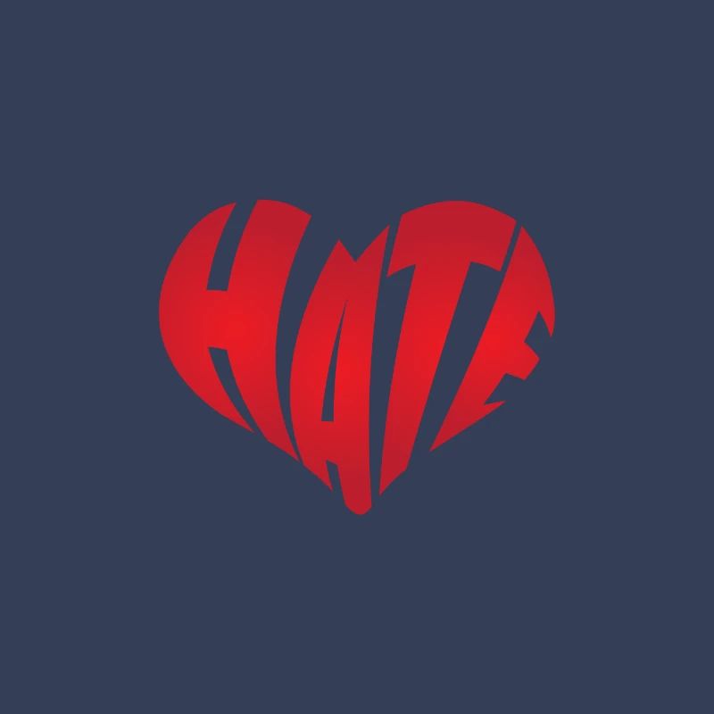 No Hate Dislike Stop Hate Anti Hate