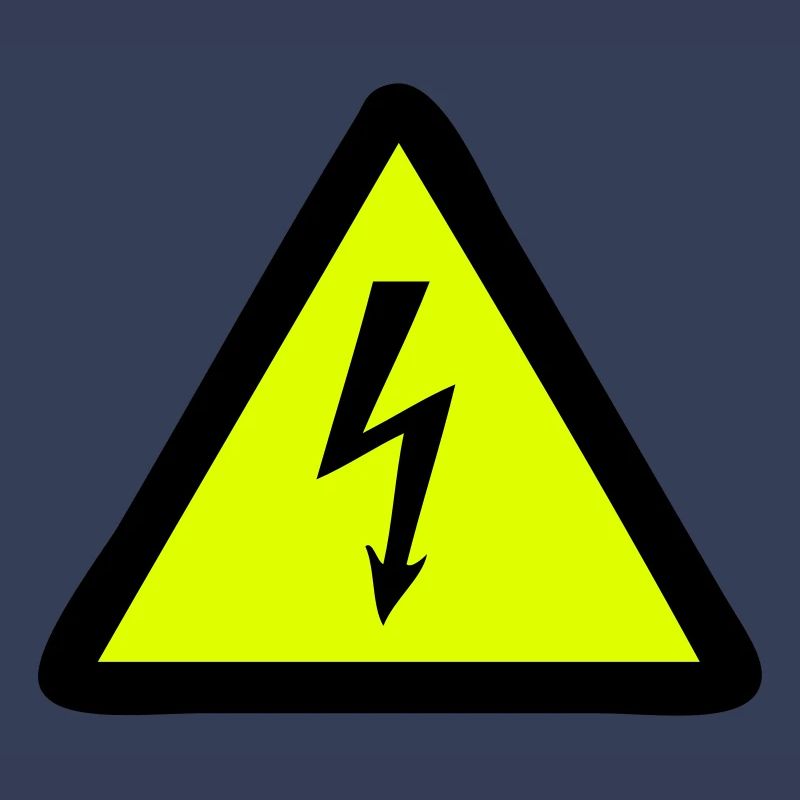 Blitz Warnschild