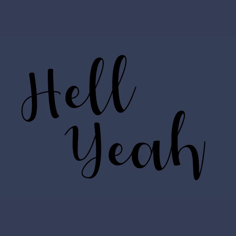 Hell Yeah Lettering