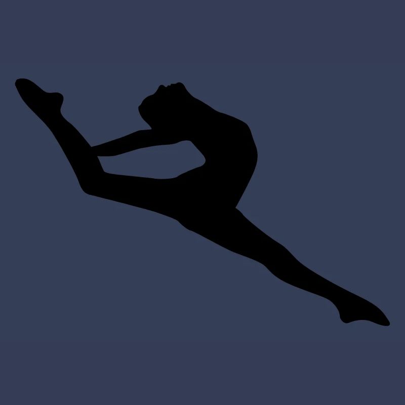 Vektor Balletttänzer Silhouette