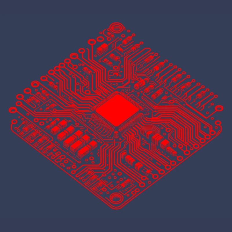 CPU anatomique et PCB - Cool Computer Scientists