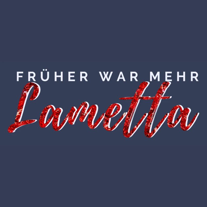 Weihnachtspullover - Früher war mehr Lametta