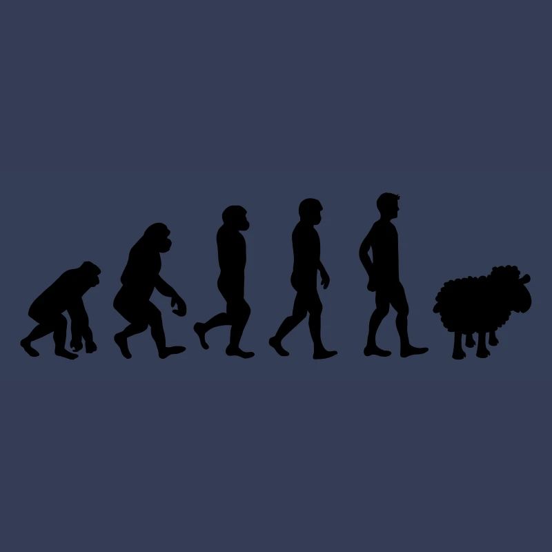 evolution mouton cadeau anti-système complotiste