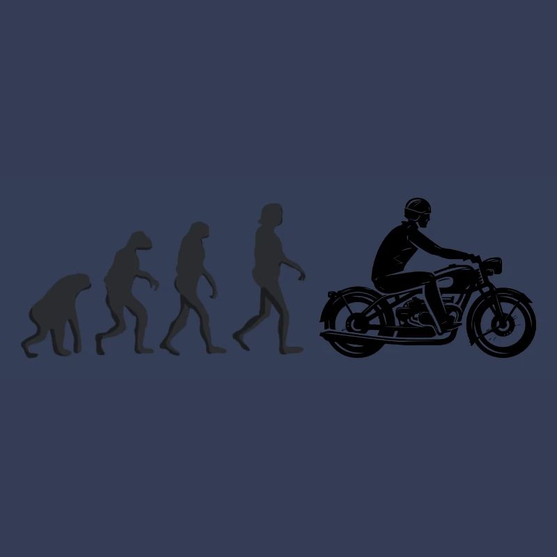 Biker - Human evolution