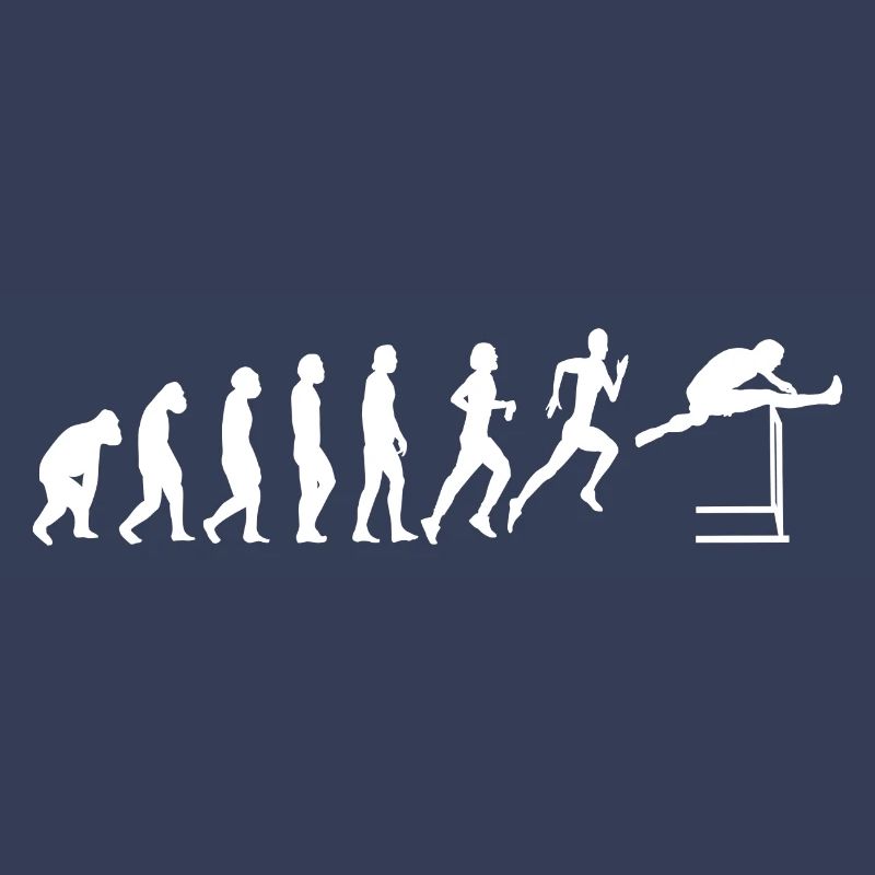 Hürdenlauf Leichtathletik Hürdenläufer Evolution