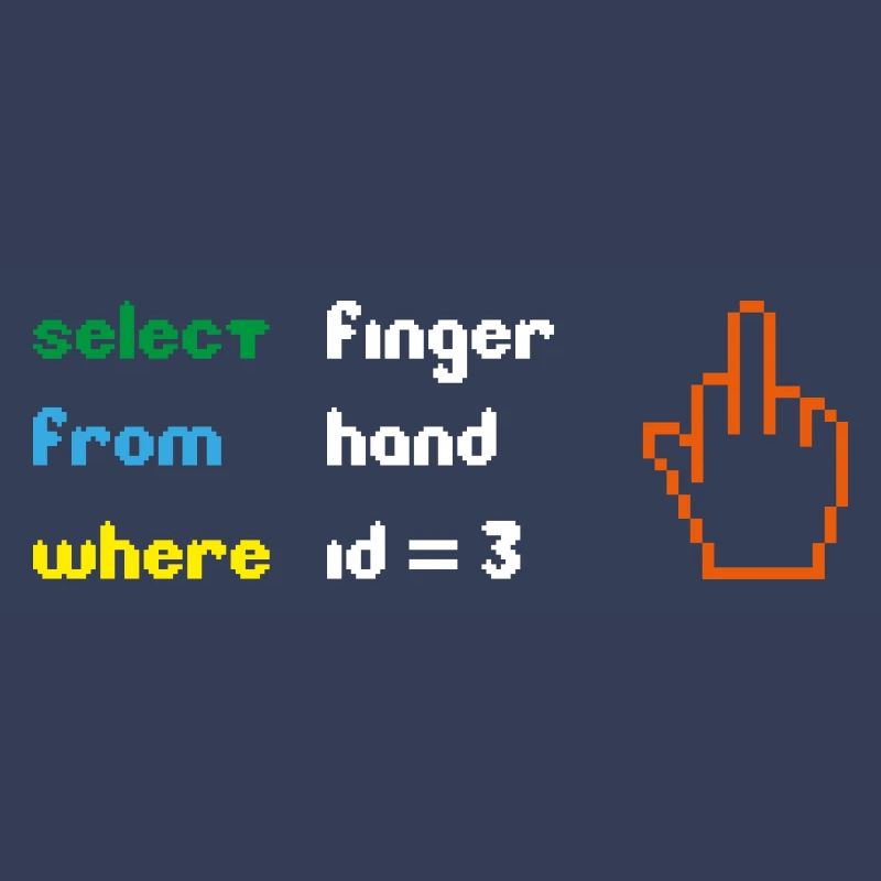 Funny SQL Query : un doigt d’honneur 8 bits pour les geeks
