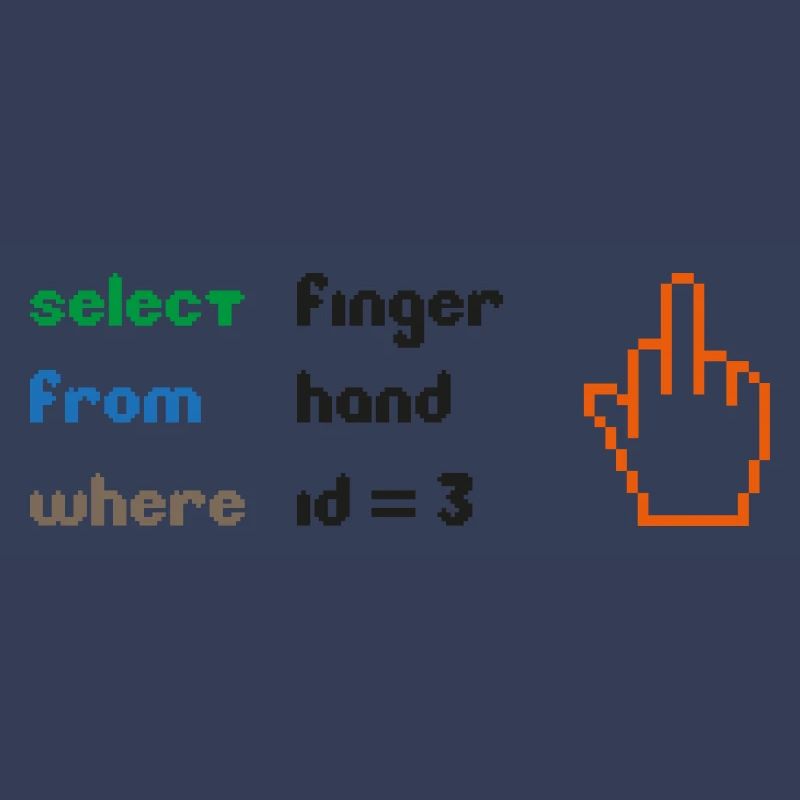 Funny SQL Query : un doigt d’honneur 8 bits pour les geeks