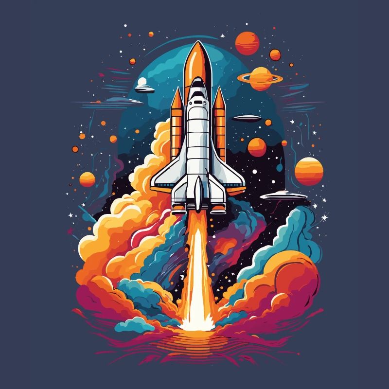 Astronaute de la navette spatiale Rocket Space Adventure