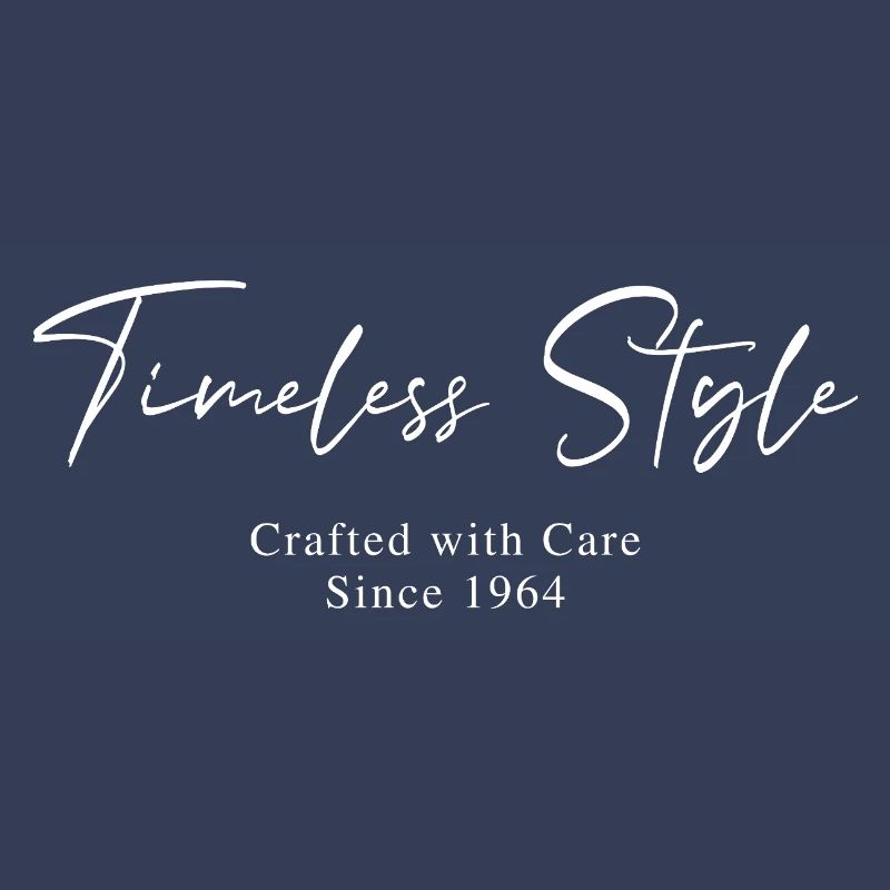 Timeless style since 1964 Script Typography