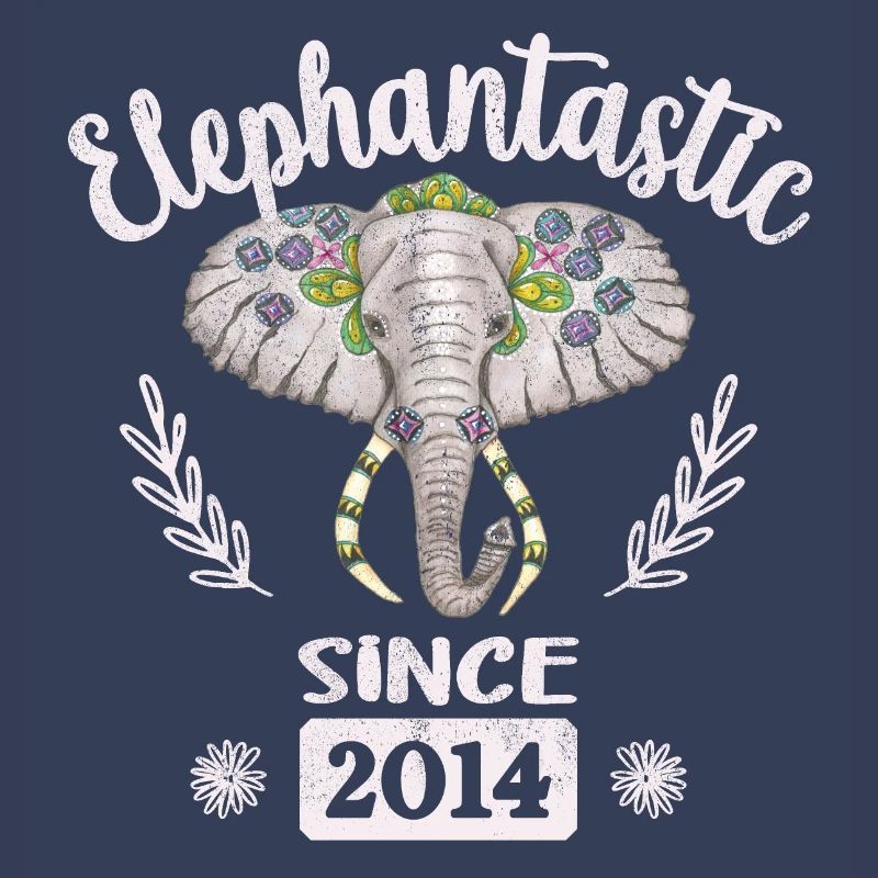 Elephantastic since 2014, elephant head adorned