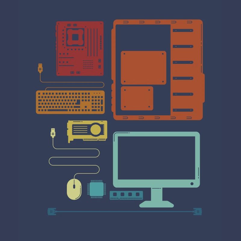 Retro Hardware Admin IT Operations Computer Scientist