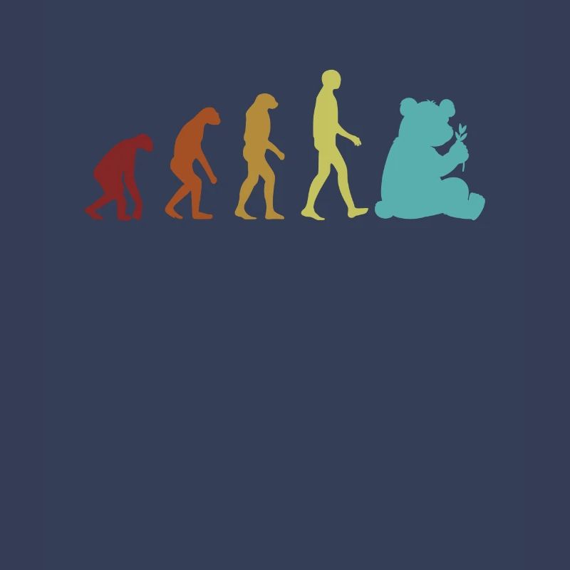 Panda Evolution Panda Ours Ami Amant Géant