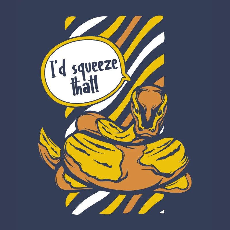 Je serrerais cette boule de banane de serpent python