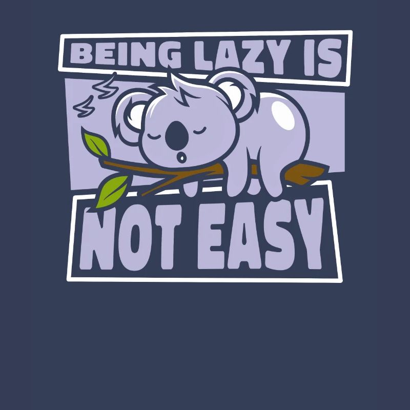 Faul sein ist nicht einfach Koalabär Eukalyptus Koala