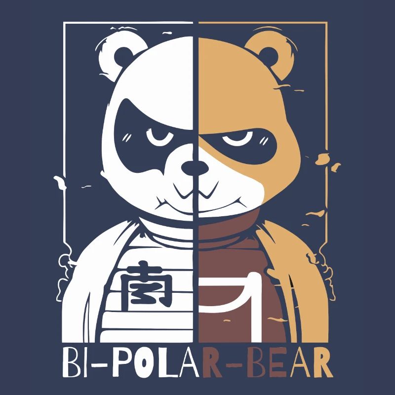 Bipolarer Polar Bär oder Eisbär