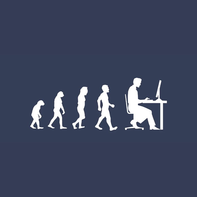Evolution - Présent - programmeur informatique Nerd