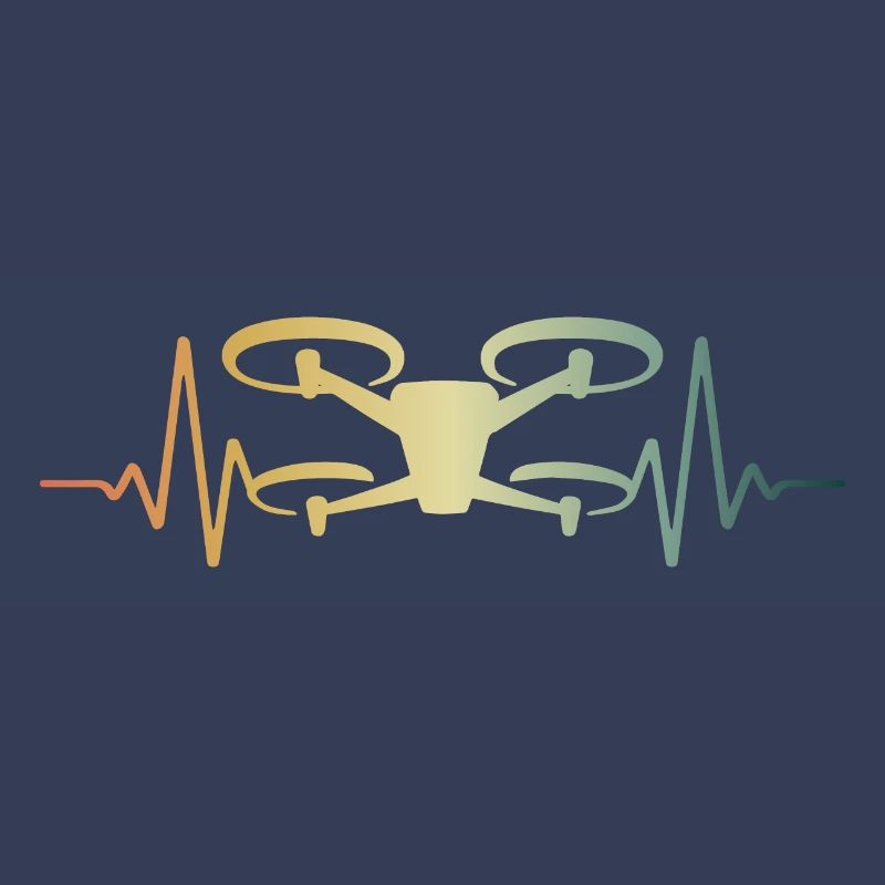 Heartbeat Drone Drones ECG Pulse