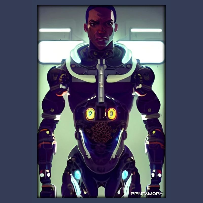 Cyborg Man Future Sci-Fi Machine Technology