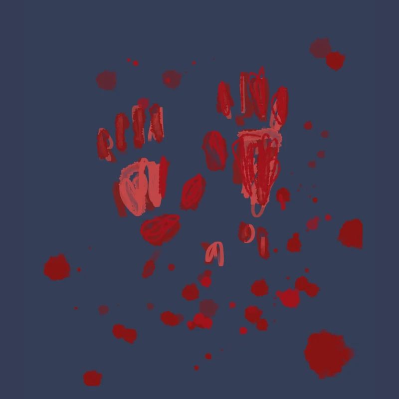 Blut,,Hände,blutspritzer,halloween