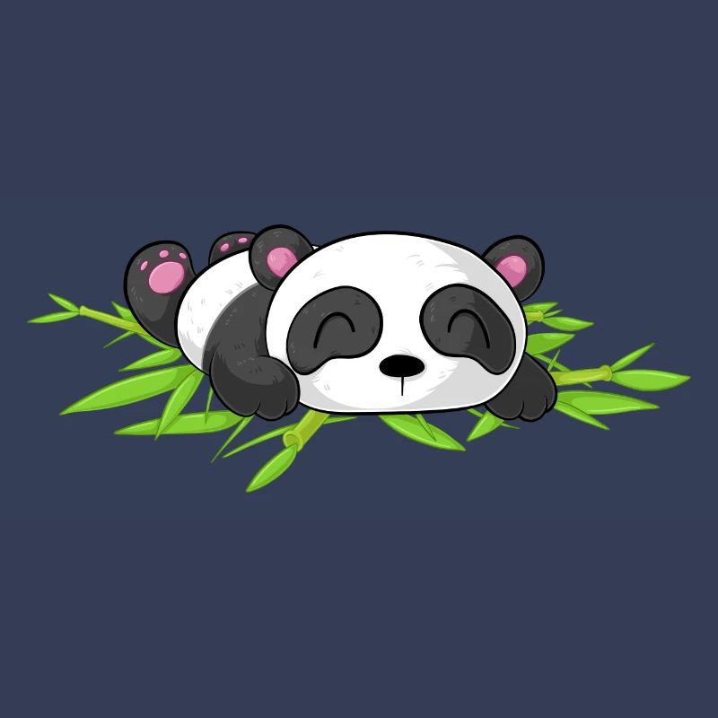 Sleeping Comic Panda