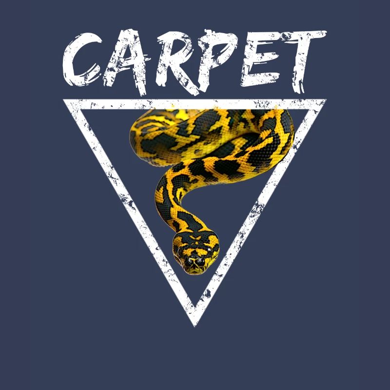 Tapis Python Geometric Snake Owner