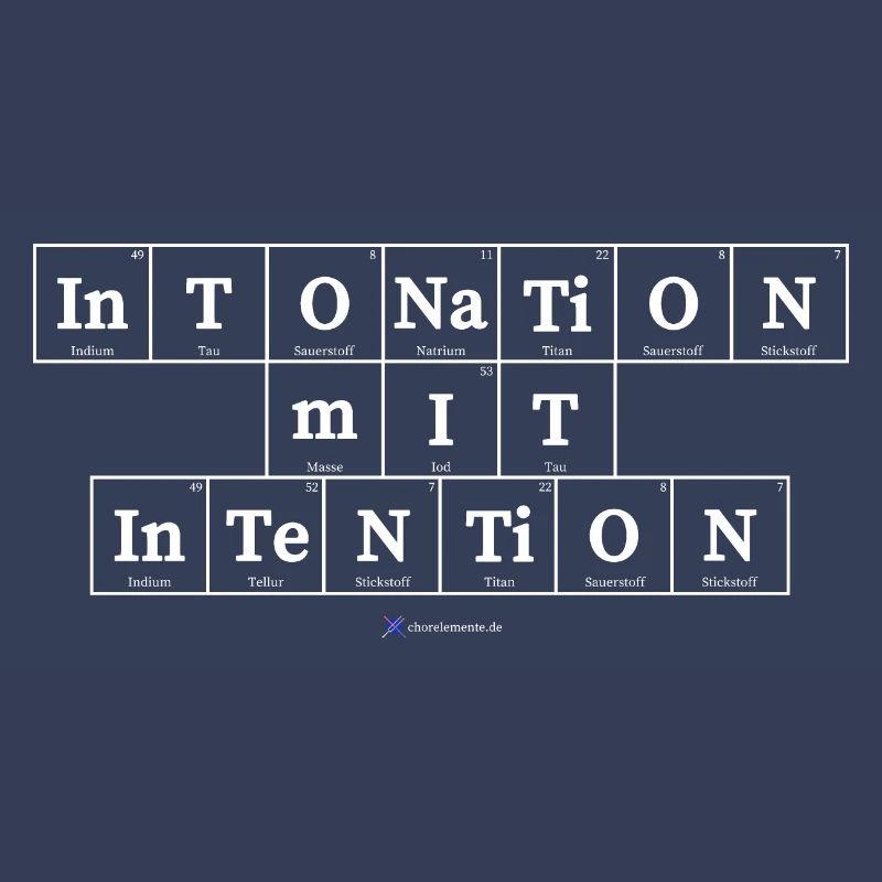 Intonation mit Intention (dunkle Stoffe)