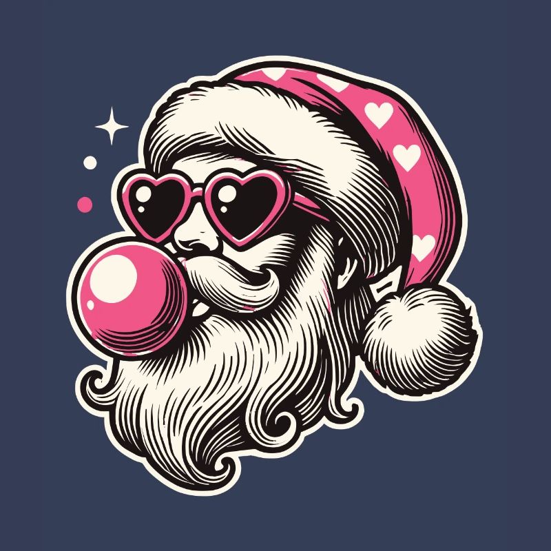Cool Sigma Santa Joie de Noël