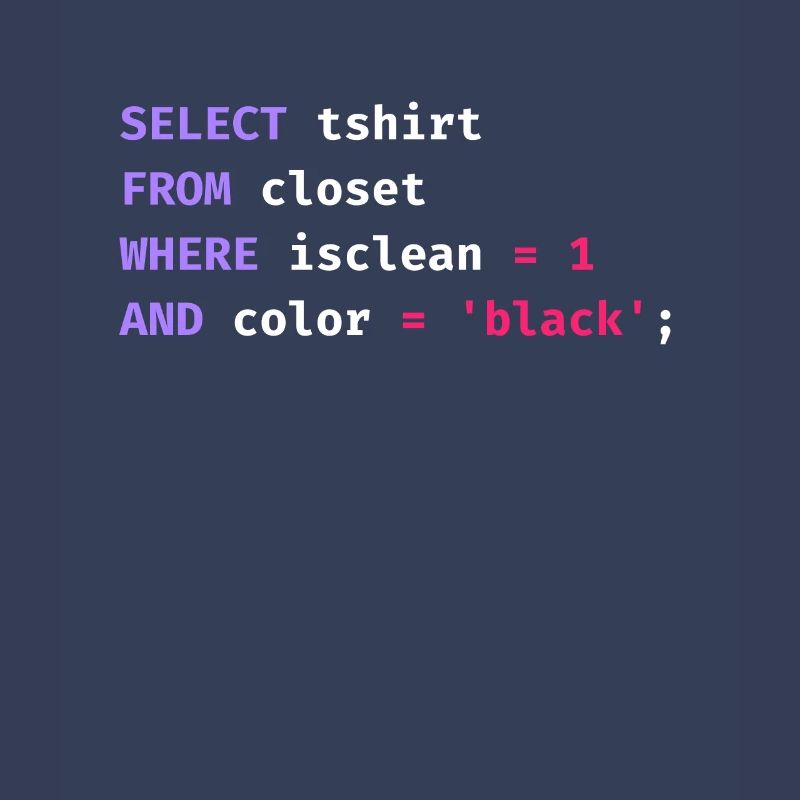 Programmer Database Science Software Coder Funny
