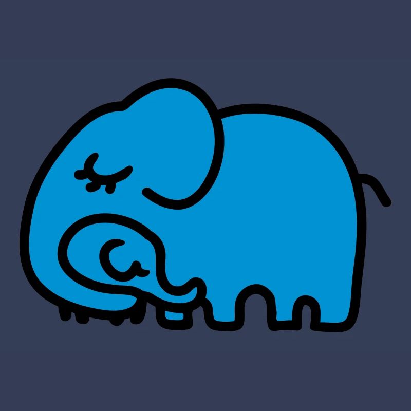 Mutter - Kind Elefant