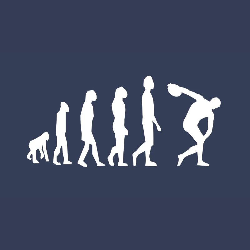 Diskuswerfen Diskuswerfer Evolution Diskus