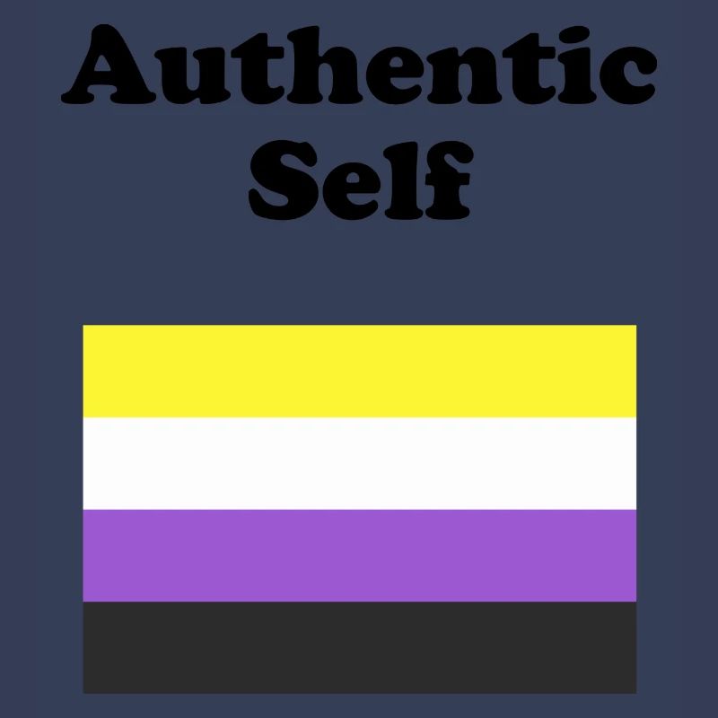 Non Binary Flag Authentic Self