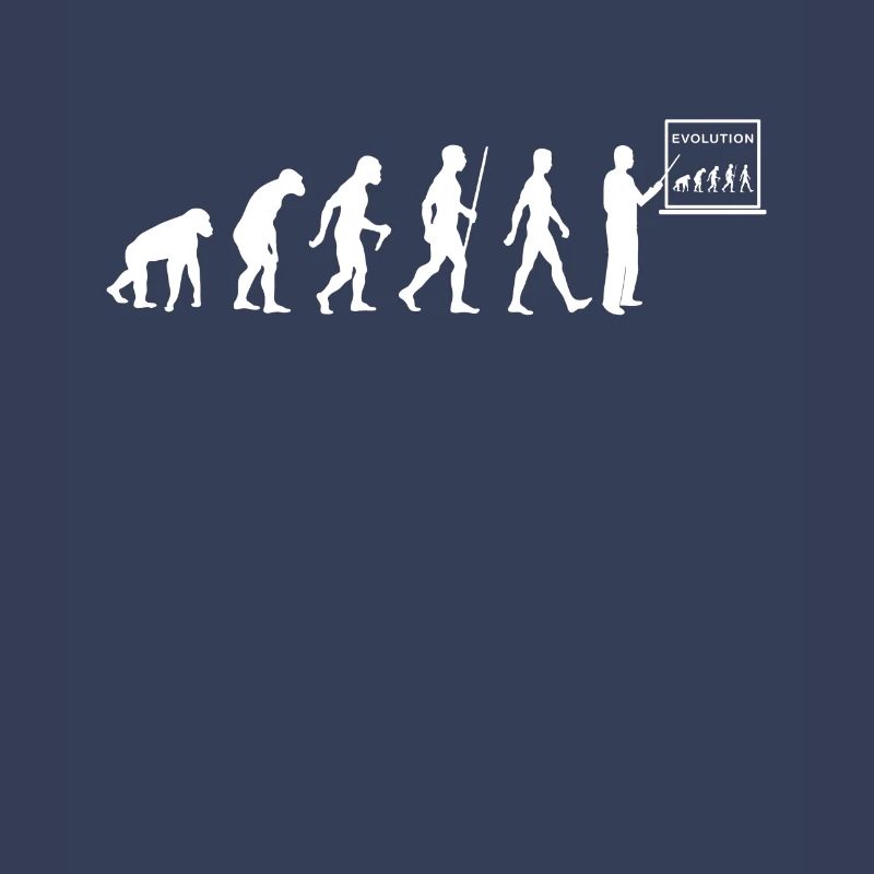 Lehrer Evolution Lehrerin Professor Professorin