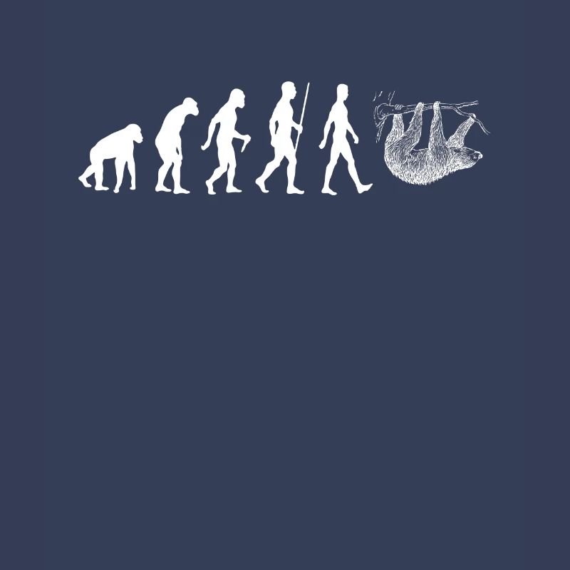 Faultier Evolution Mädchen Kawaii Geschenk Tiere