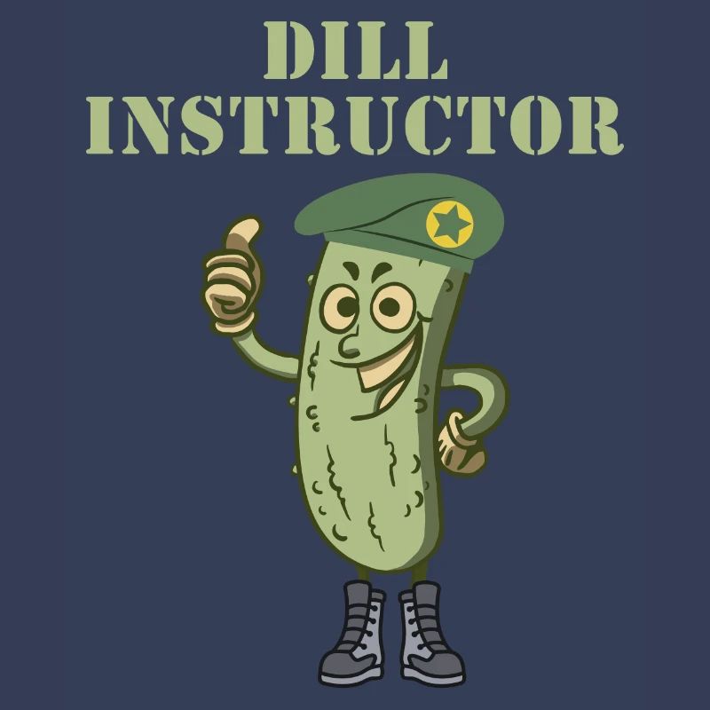 Dill Instructor Pickle Funny Cucumber Gift