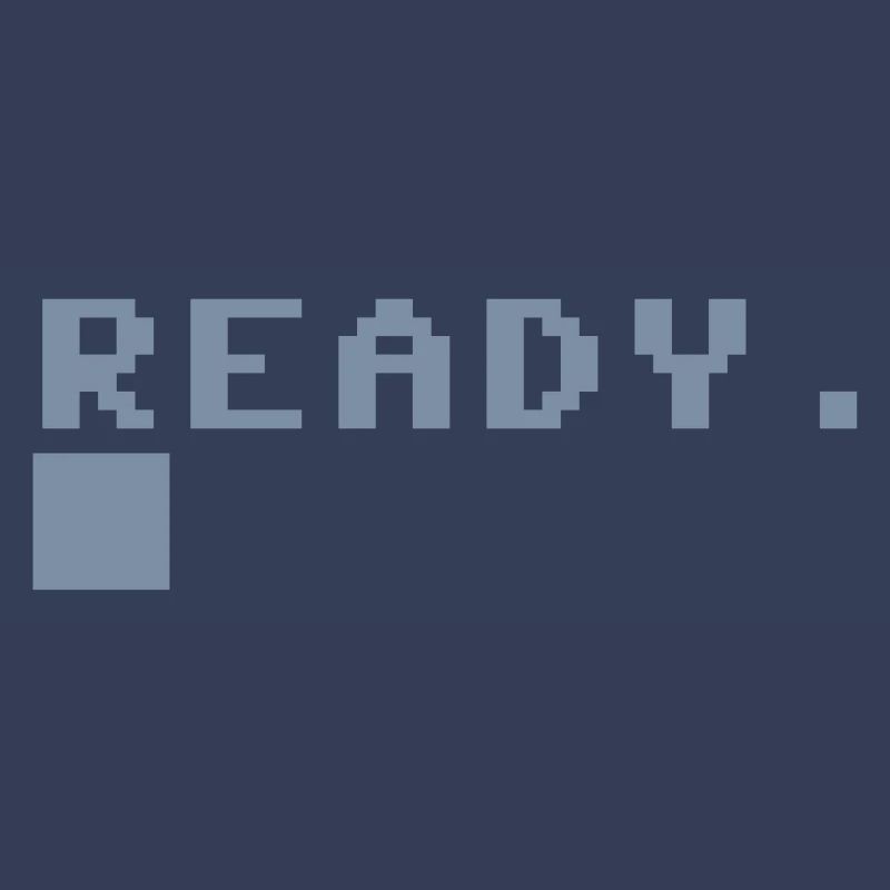 C64 Ready Nerd Computer Retro Geschenk Idee