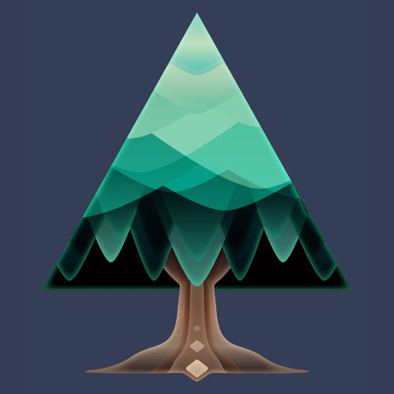 The triangular tree